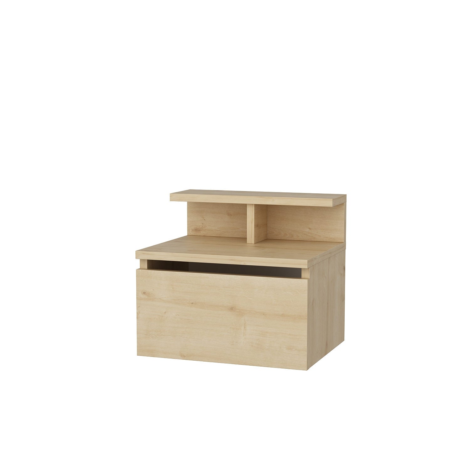 Alice - Oak in Eiche präsentiert im Onlineshop von KAQTU Design AG. Nachttisch ist von Hanah Home
