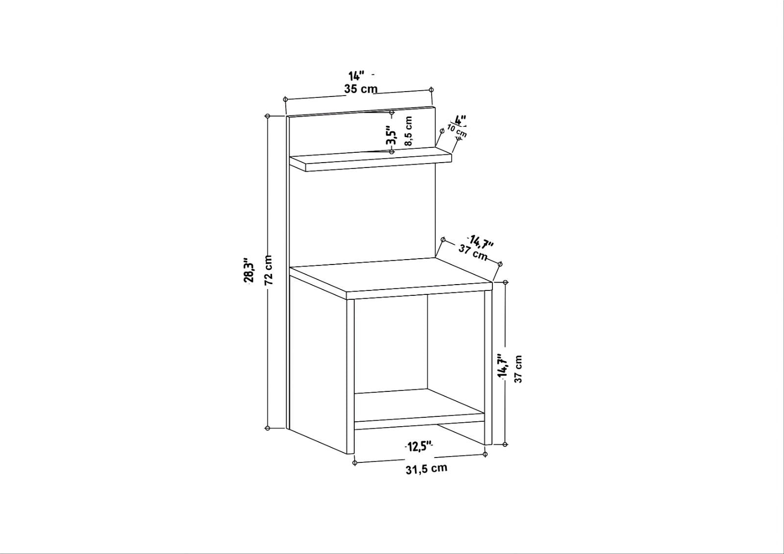 Verleihen Sie Ihrem Schlafzimmer mit dem Ullman Nachttisch aus Eiche von Hanah Home einen Hauch von Eleganz und zeitloser Gemütlichkeit.
