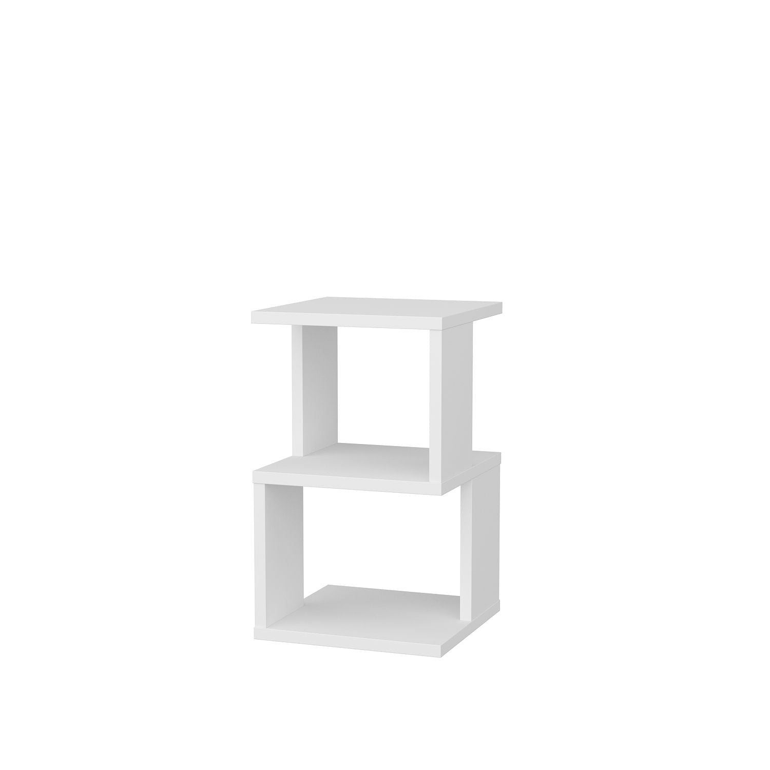 Carter - White in Weiss präsentiert im Onlineshop von KAQTU Design AG. Nachttisch ist von Hanah Home