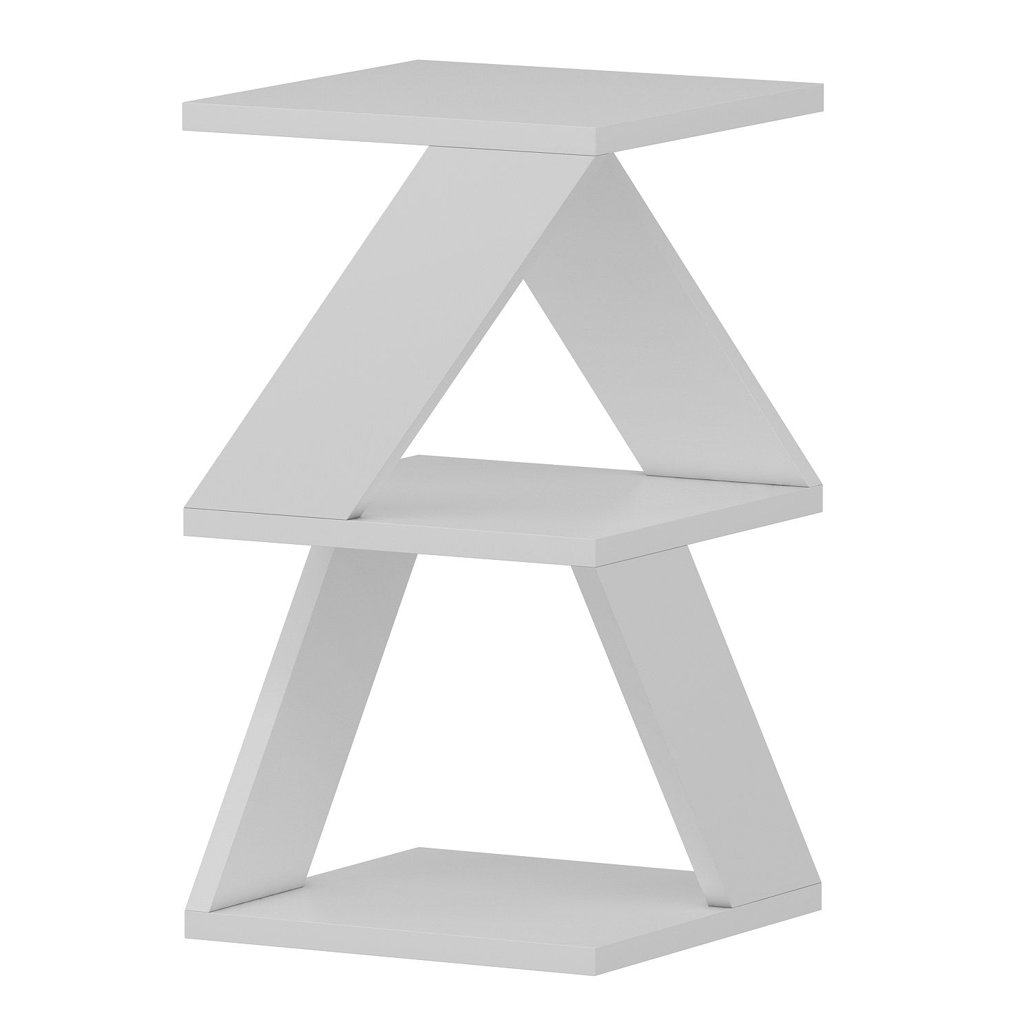 Albeni - White in Weiss präsentiert im Onlineshop von KAQTU Design AG. Beistelltisch ist von Hanah Home