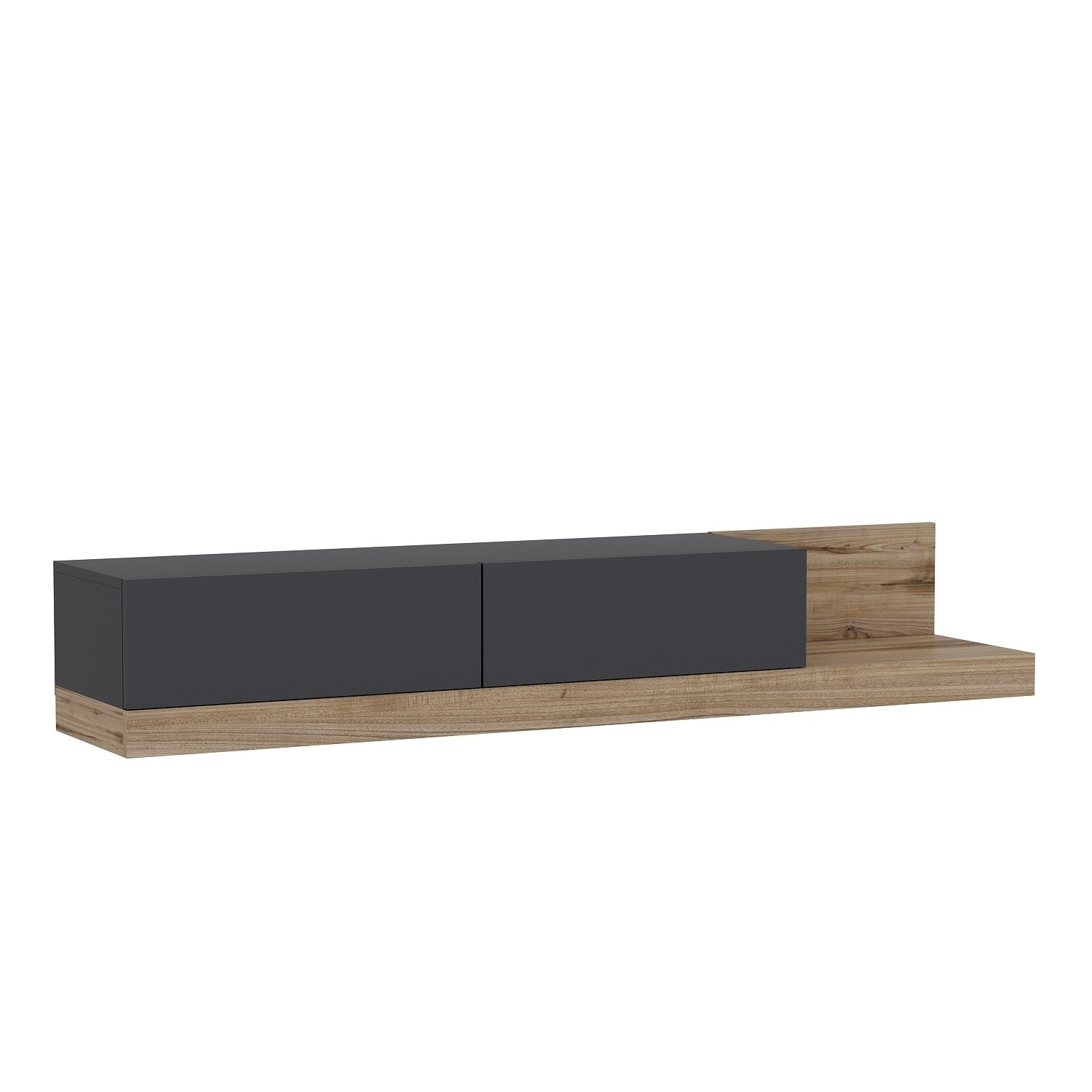 Majör - Anthracite, Walnut in Anthrazit Walnuss präsentiert im Onlineshop von KAQTU Design AG. Sideboard ist von Hanah Home