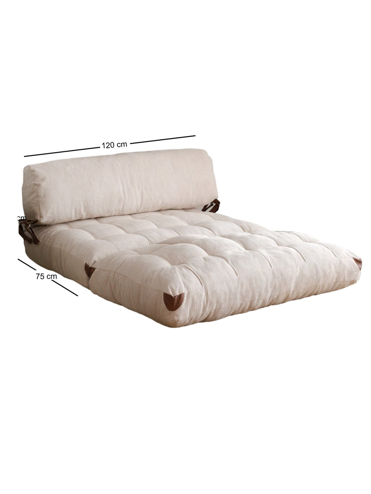 Fold Kadife 2 Bettsofa - Weiss in Weiss präsentiert im Onlineshop von KAQTU Design AG. Bettsofa ist von Atelier Del Sofa