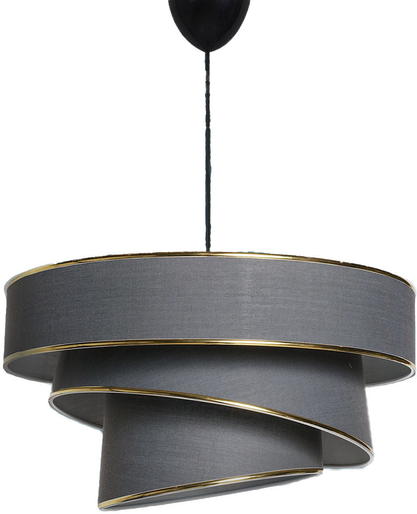 Couper - Anthracite, Gold in Anthrazit Gold präsentiert im Onlineshop von KAQTU Design AG. Pendelleuchte ist von Opviq
