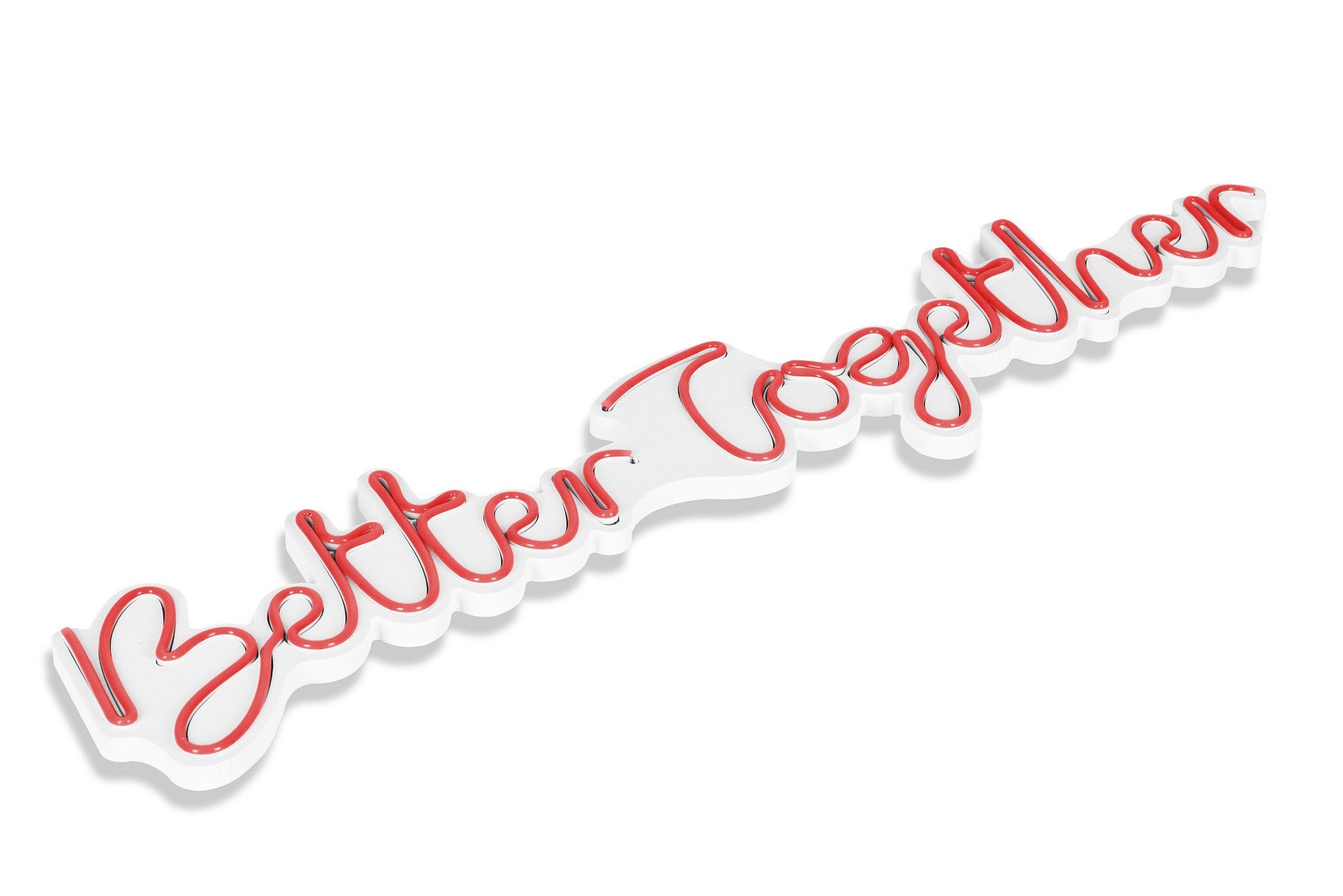 Better Together - Red in Rot präsentiert im Onlineshop von KAQTU Design AG. Wandleuchte ist von Wallity