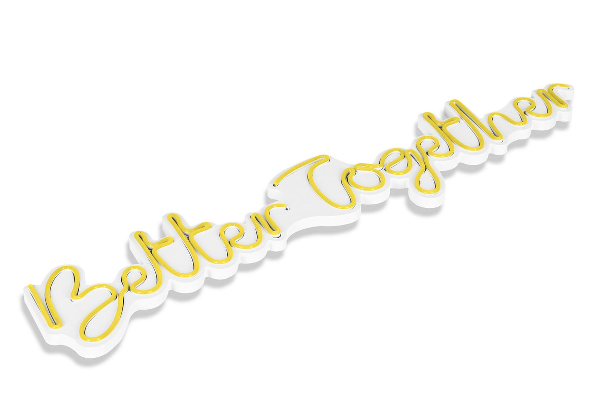 Better Together Wandleuchte - Gelb in Gelb präsentiert im Onlineshop von KAQTU Design AG. Wandleuchte ist von Wallity