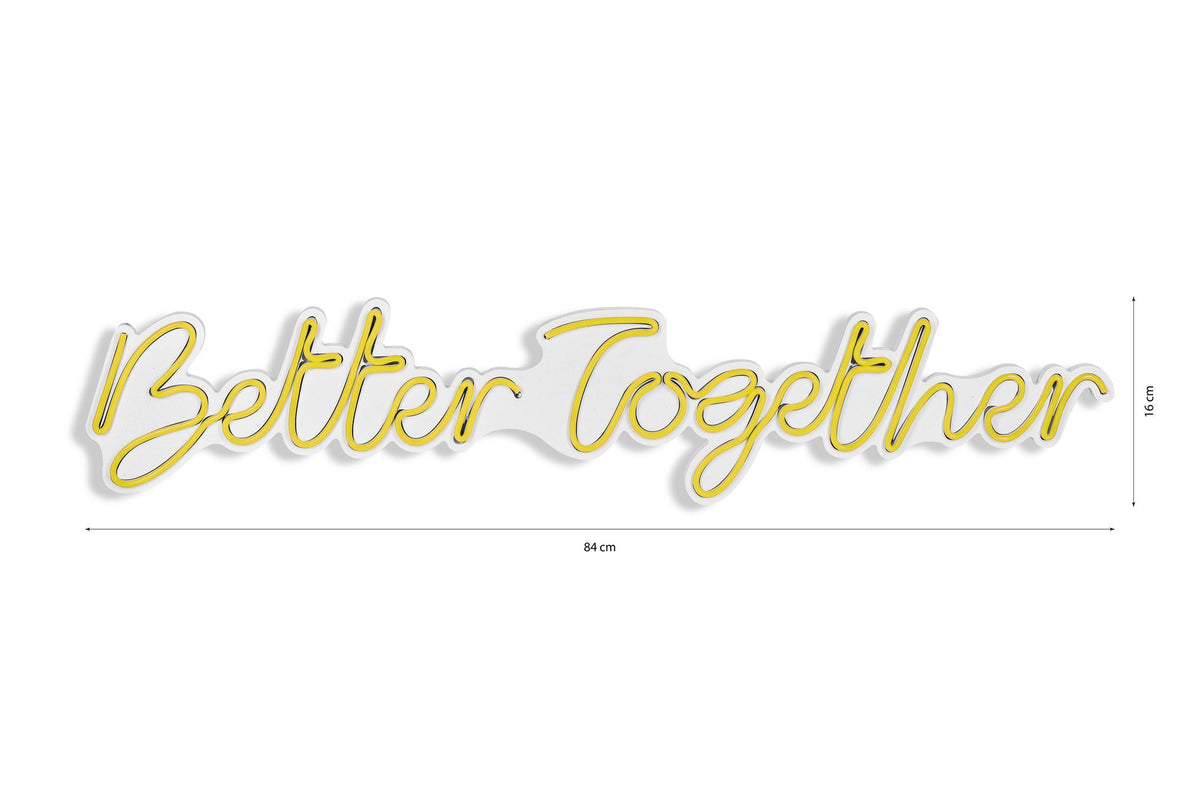 Better Together Wandleuchte - Gelb in Gelb präsentiert im Onlineshop von KAQTU Design AG. Wandleuchte ist von Wallity