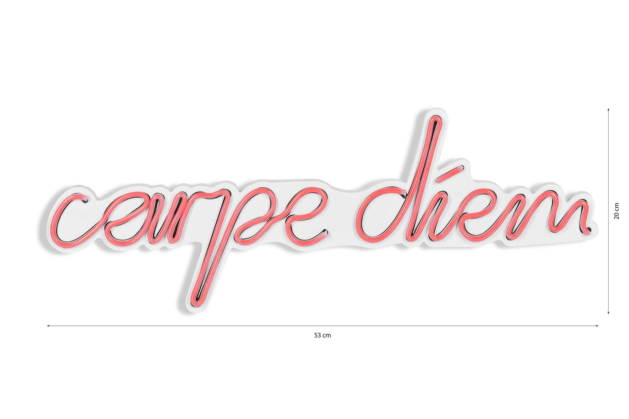 Entdecken Sie die Carpe Diem Wandleuchte in Rosa von Wallity – ein flexibles Neonlicht, das jeden Raum in ein kreatives Lichtspiel verwandelt.