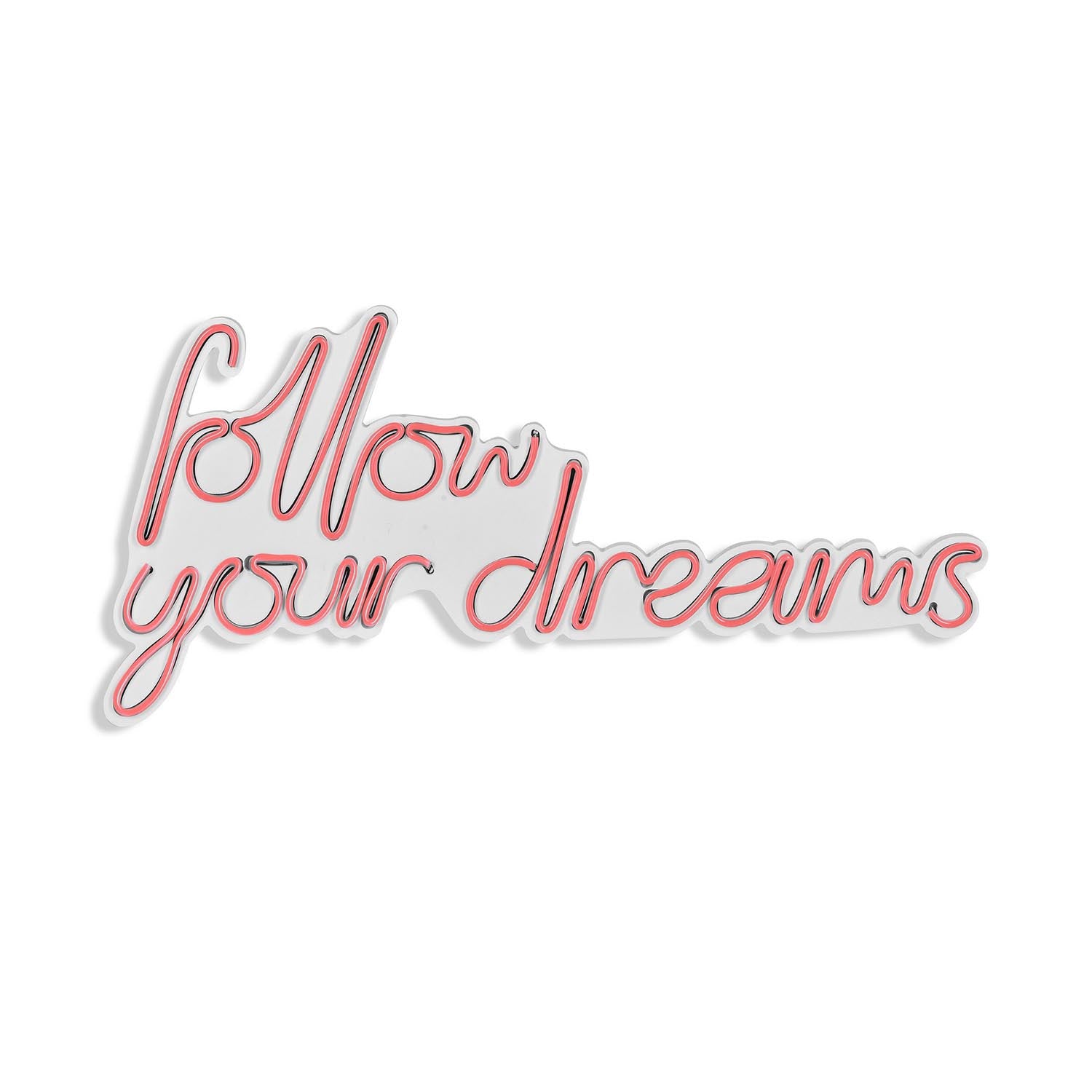 Follow Your Dreams - Pink in Rosa präsentiert im Onlineshop von KAQTU Design AG. Wandleuchte ist von Wallity