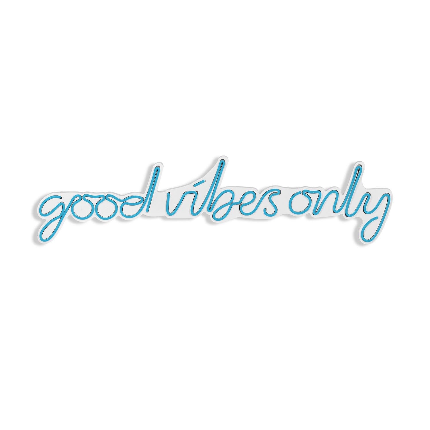 Good Vibes Only - Blue in Blau präsentiert im Onlineshop von KAQTU Design AG. Wandleuchte ist von Wallity