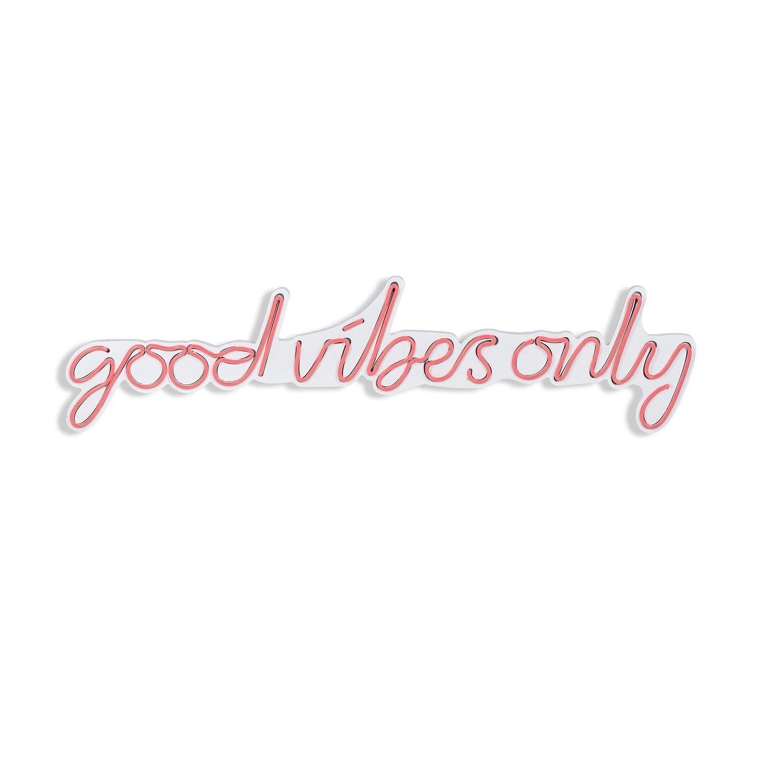 Good Vibes Only - Pink in Rosa präsentiert im Onlineshop von KAQTU Design AG. Wandleuchte ist von Wallity