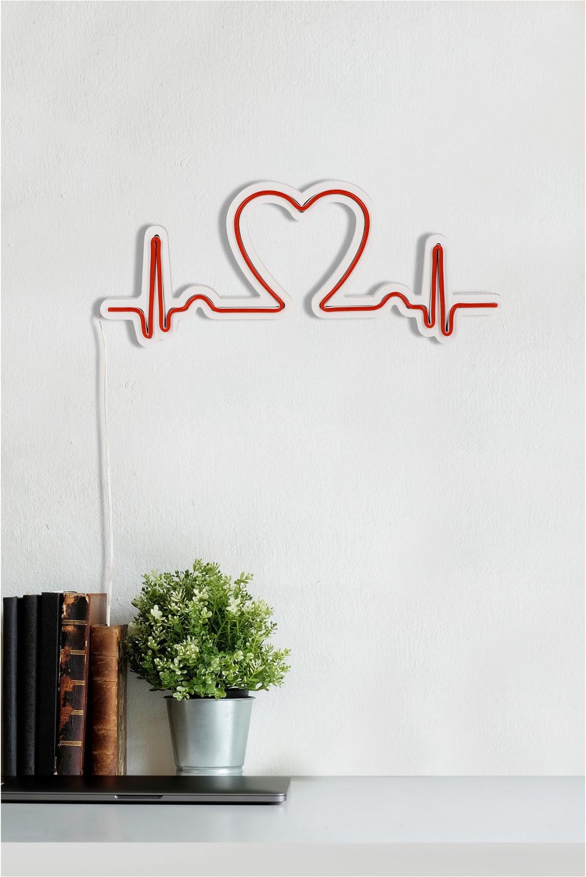 Love Rhythm Wandleuchte - Rot in Rot präsentiert im Onlineshop von KAQTU Design AG. Wandleuchte ist von Wallity