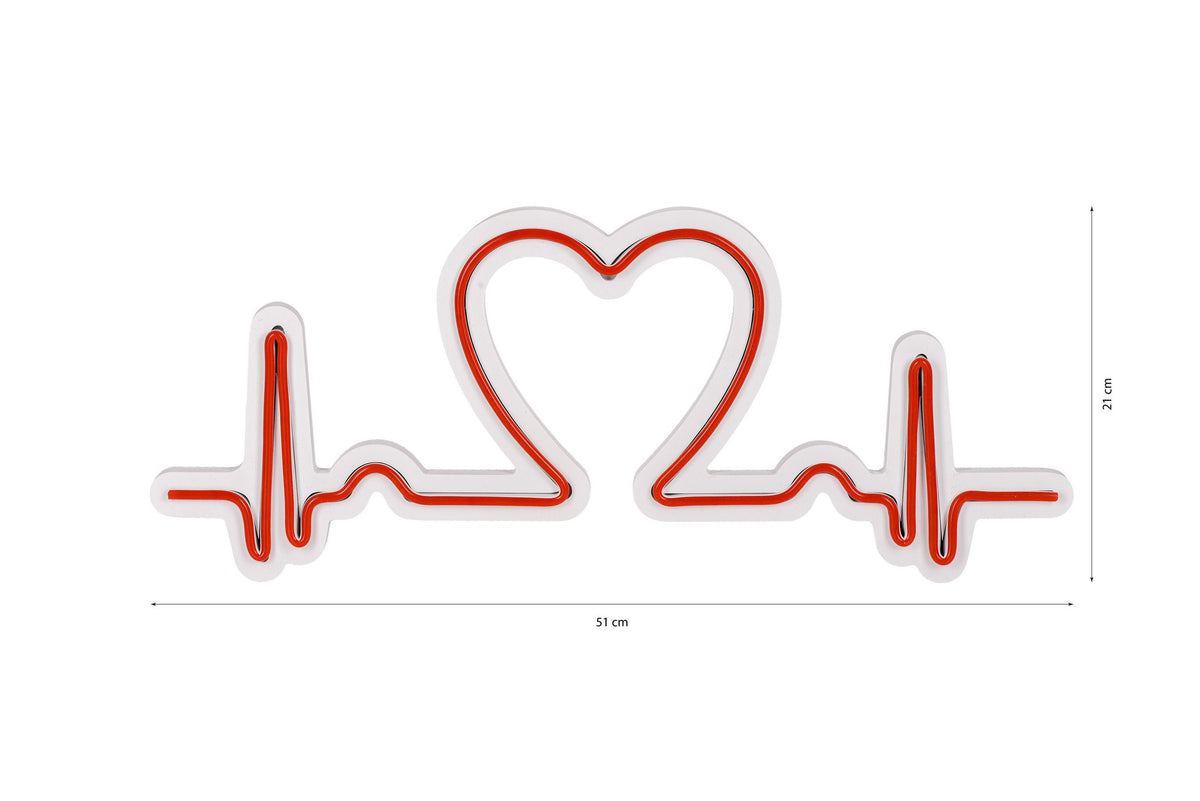 Love Rhythm Wandleuchte - Rot in Rot präsentiert im Onlineshop von KAQTU Design AG. Wandleuchte ist von Wallity