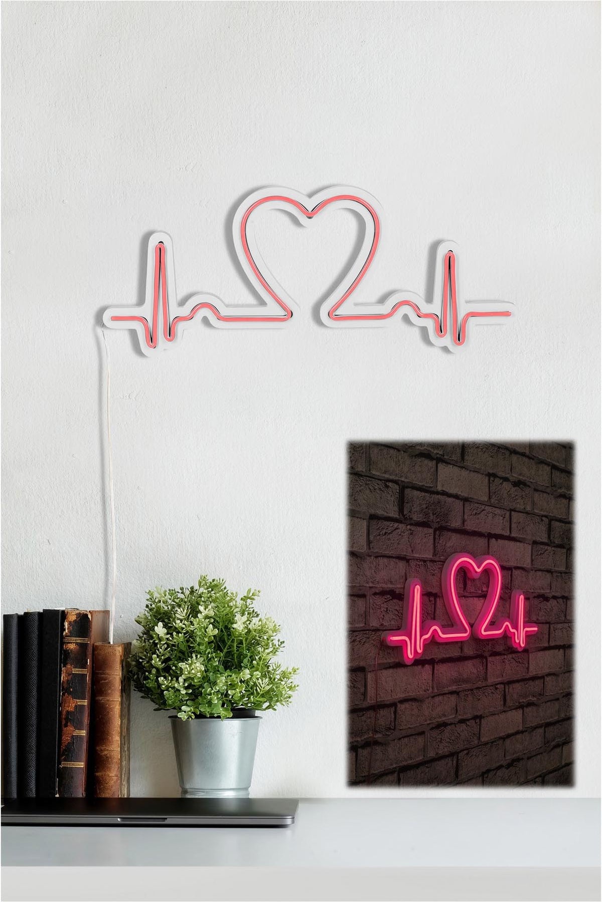 Love Rhythm Wandleuchte - Rosa in Rosa präsentiert im Onlineshop von KAQTU Design AG. Wandleuchte ist von Wallity