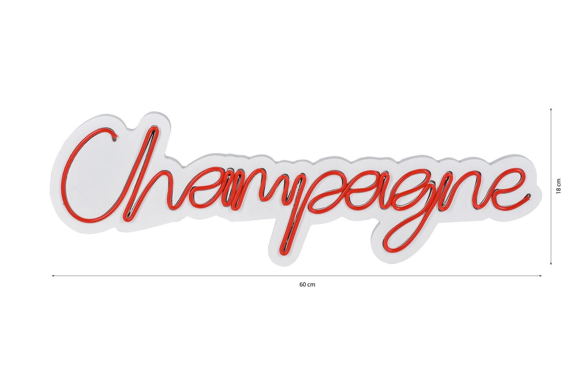 Champagne Wandleuchte - Rot in Rot präsentiert im Onlineshop von KAQTU Design AG. Wandleuchte ist von Wallity