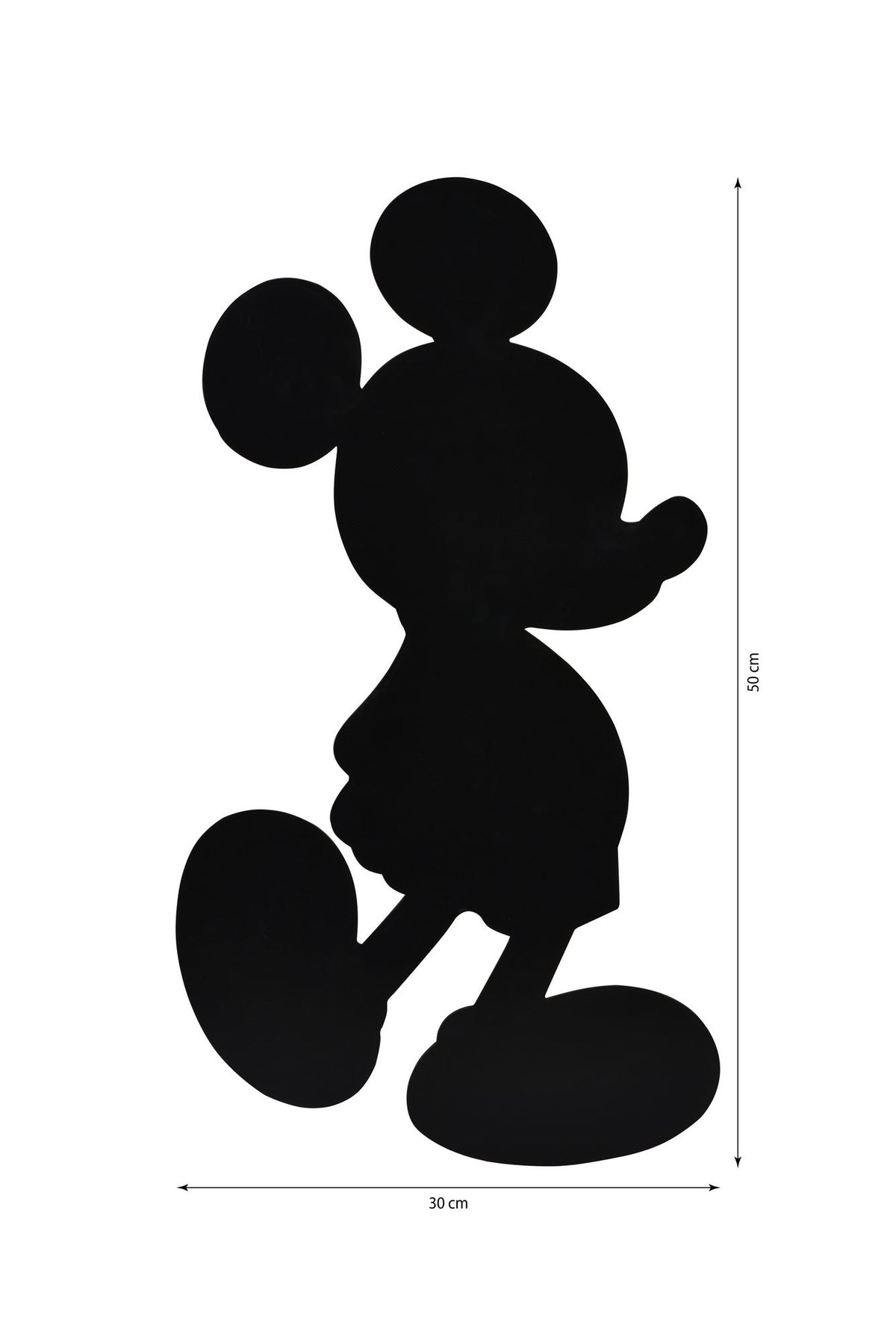 Mickey Mouse Wandleuchte - Gelb in Gelb präsentiert im Onlineshop von KAQTU Design AG. Wandleuchte ist von Wallity