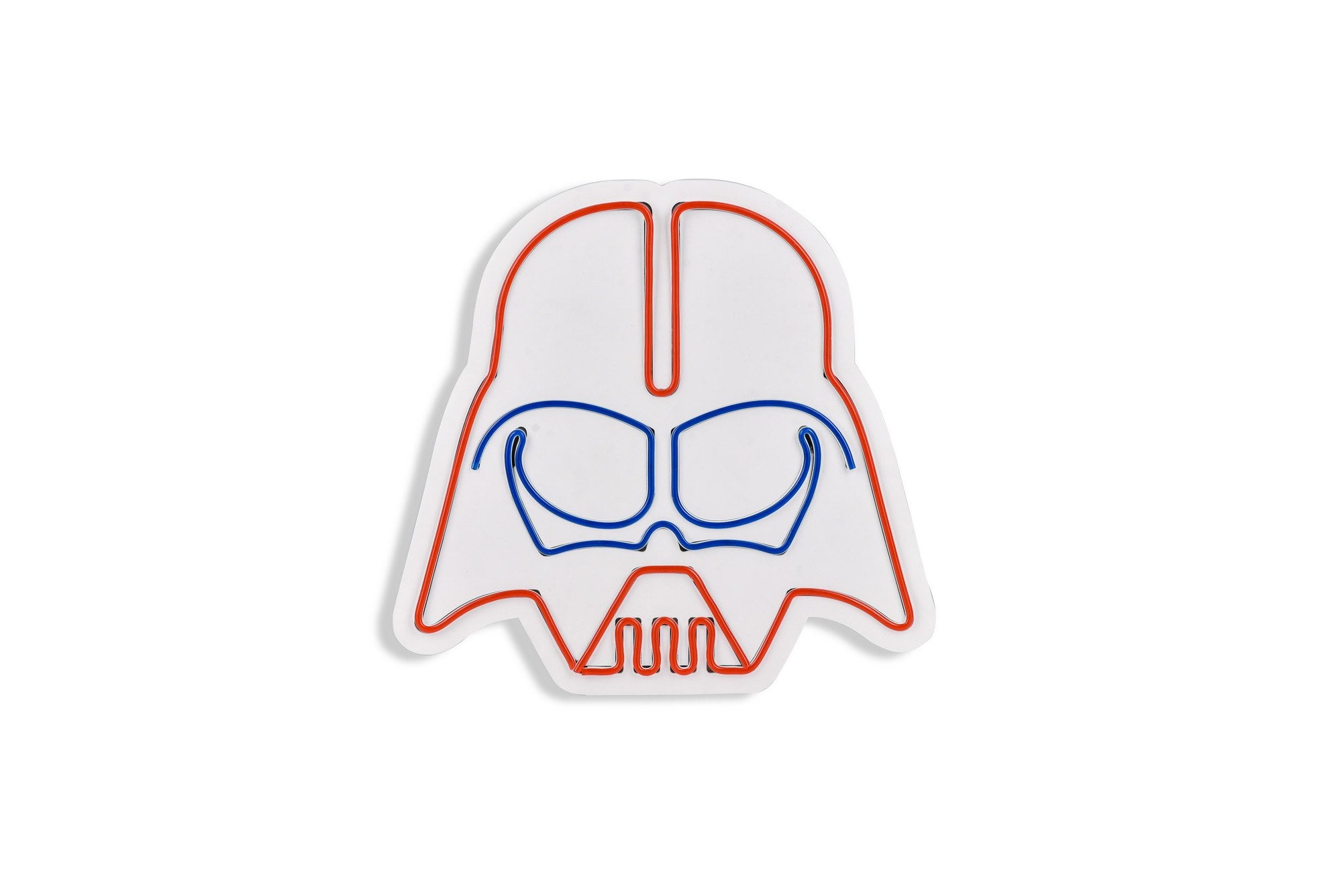 Entdecken Sie die Darth Vader Wandleuchte in Rot und Blau von Wallity – die perfekte LED-Beleuchtung für ein faszinierendes Ambiente in jedem Raum!