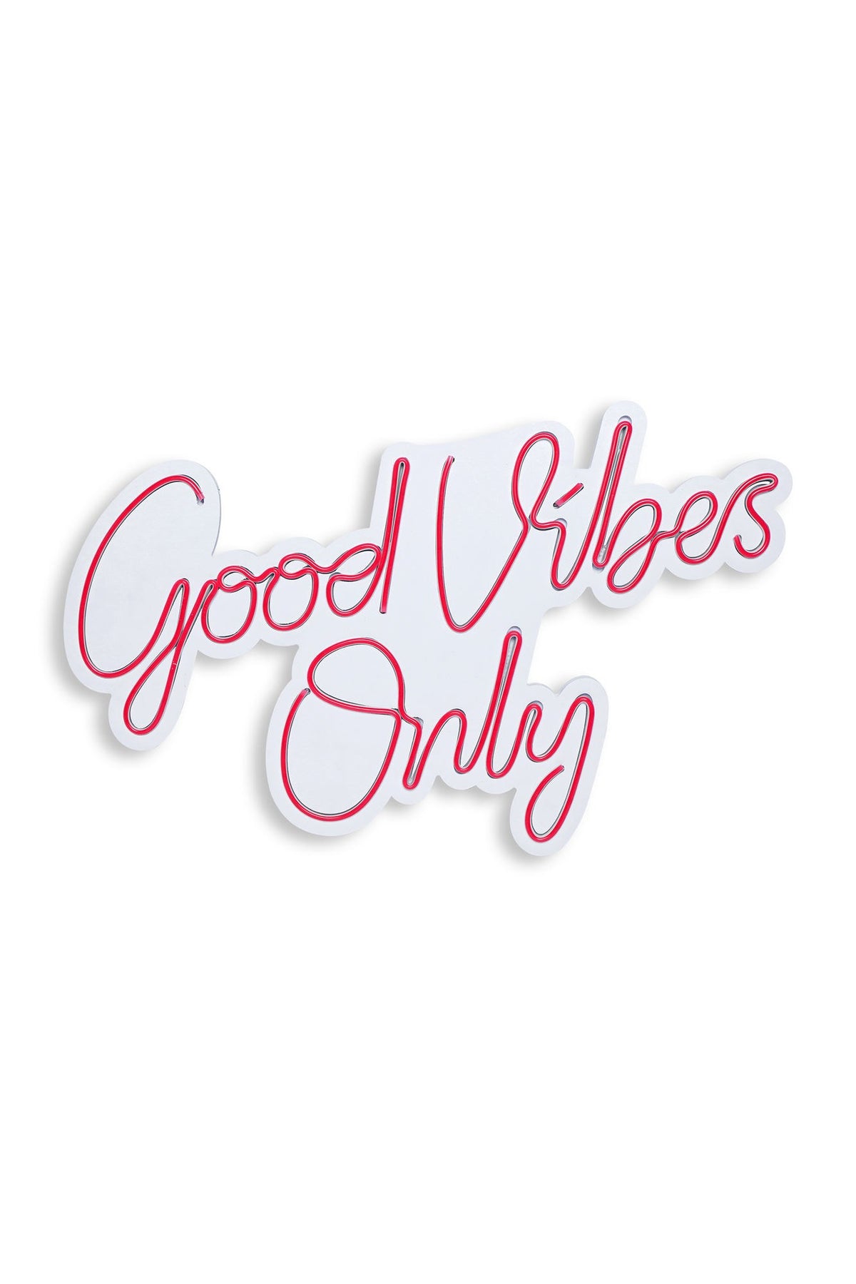 Good Vibes Only 2 Wandleuchte - Rot in Rot präsentiert im Onlineshop von KAQTU Design AG. Wandleuchte ist von Wallity