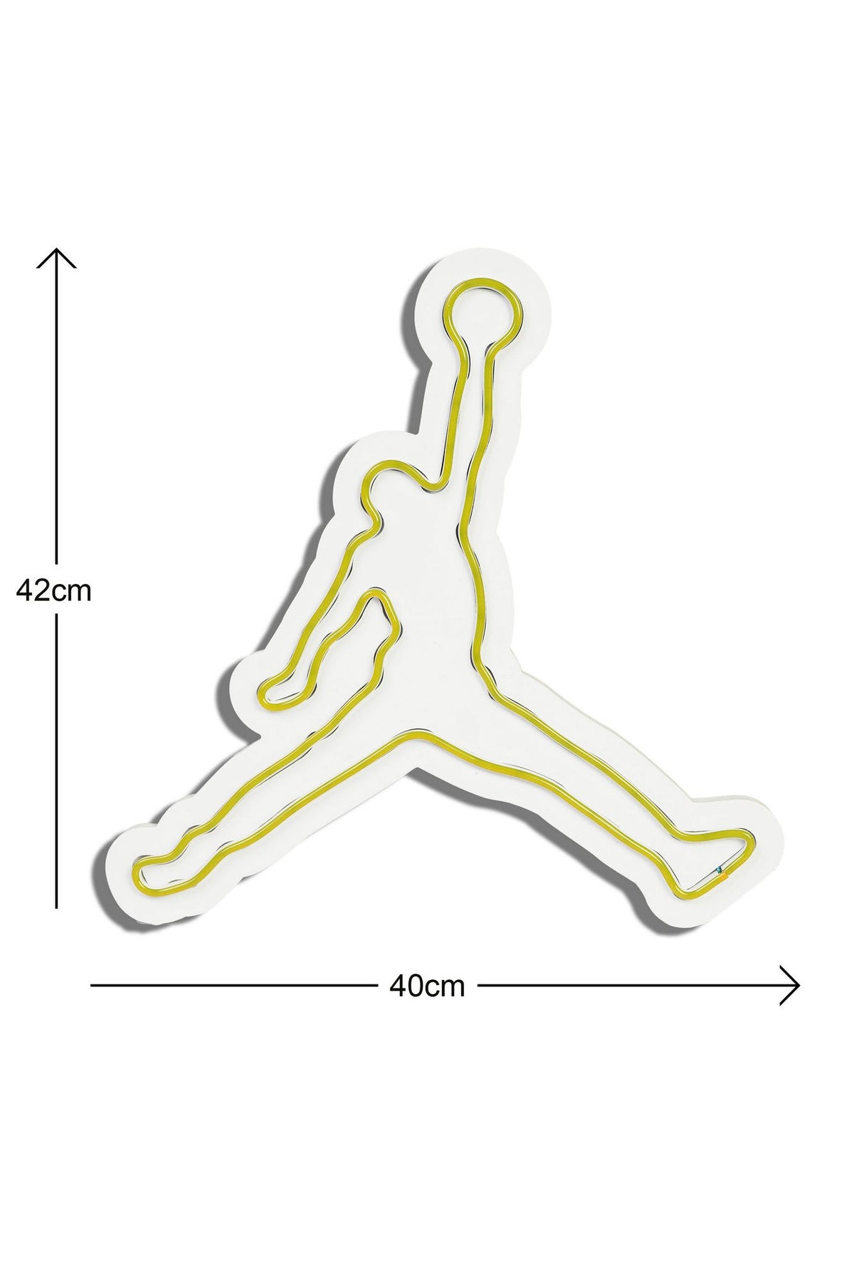 Basketball Wandleuchte - Gelb in Gelb präsentiert im Onlineshop von KAQTU Design AG. Wandleuchte ist von Wallity