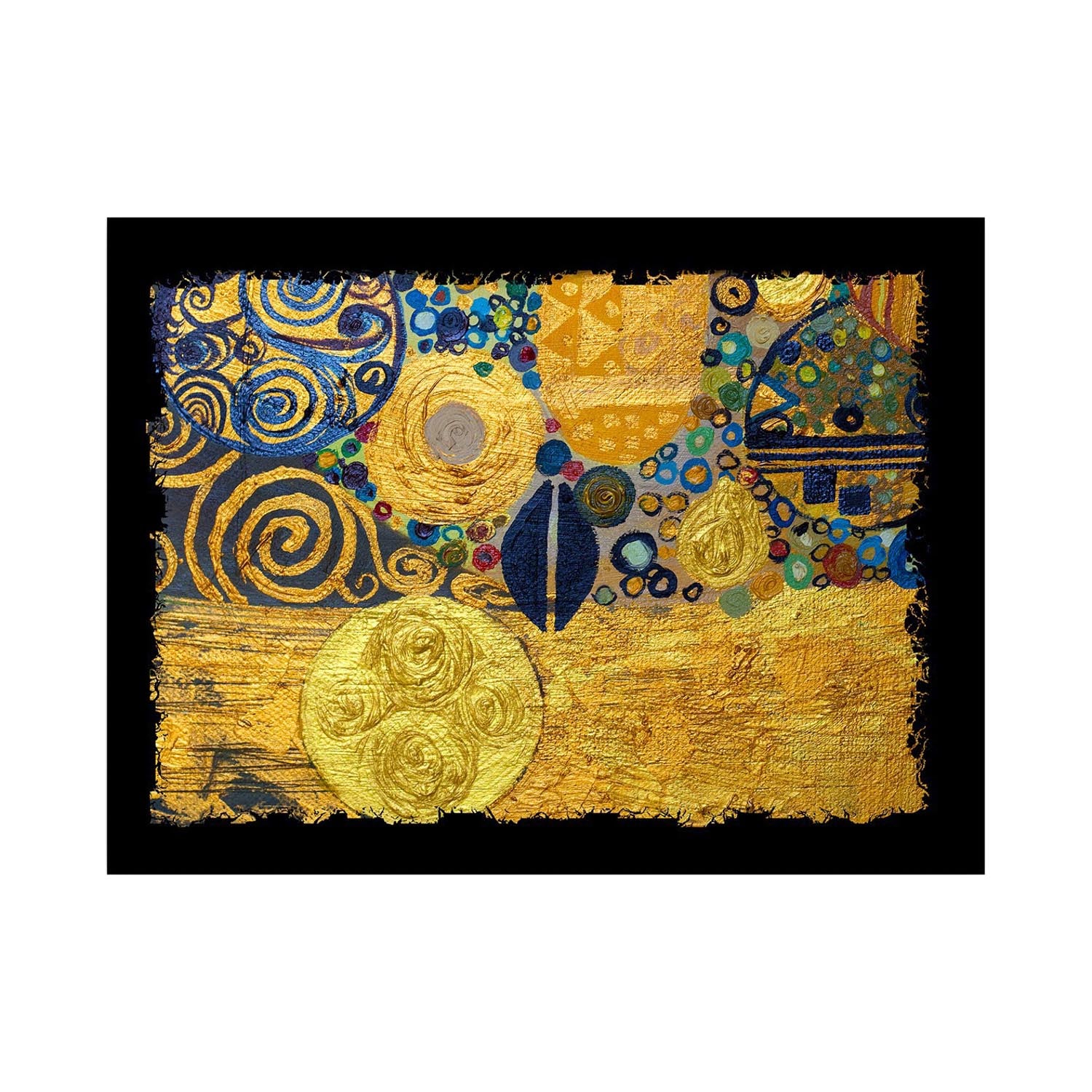 Verleihen Sie Ihrem Raum mit dem mehrfarbigen Leinwandbild 222201946_70100 von Wallity einen Hauch von Eleganz und Kreativität.