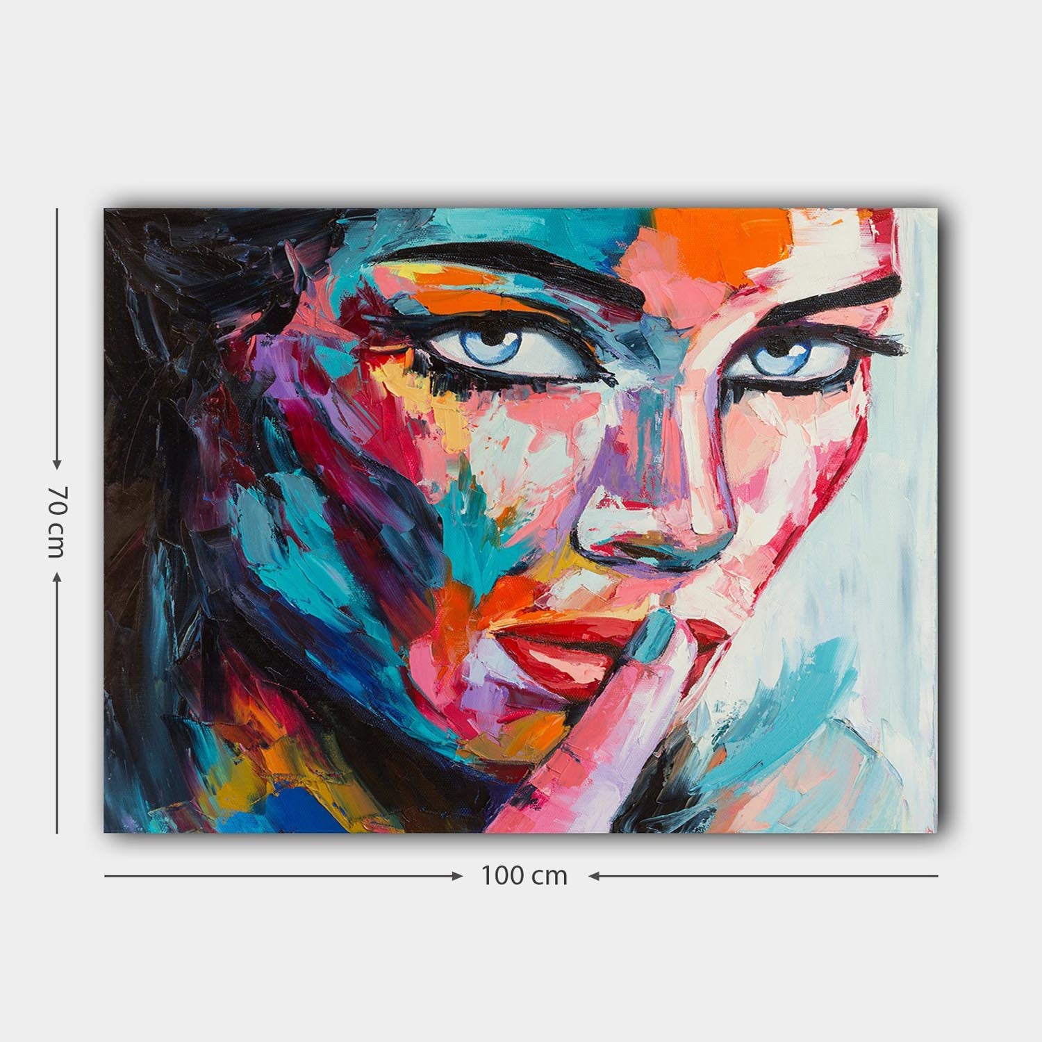 Verleihen Sie Ihrem Zuhause mit dem mehrfarbigen Leinwandbild 511595950_70100 von Wallity einen kreativen Akzent. Ein Blickfang für jeden Raum!