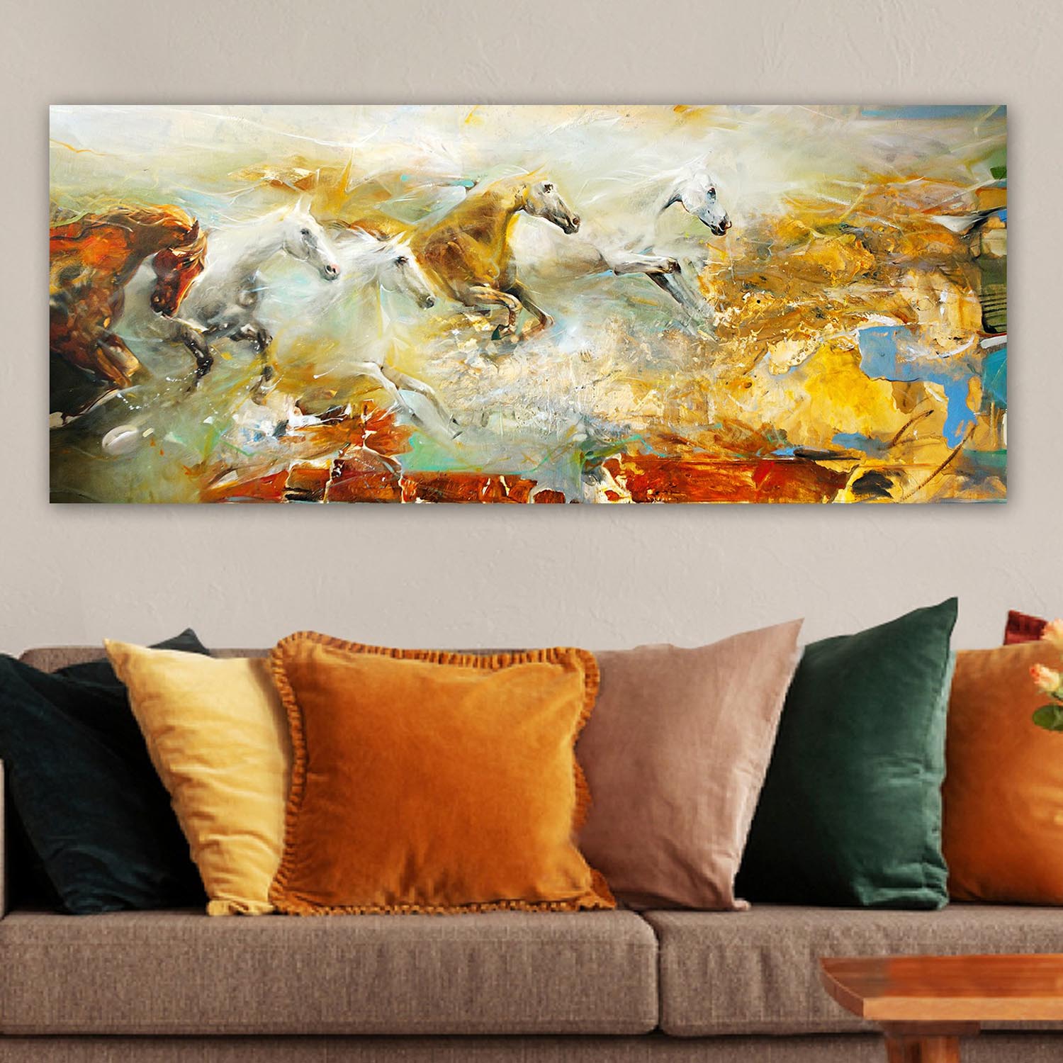 Entdecken Sie das mehrfarbige Leinwandbild YTY1031399096841_50120 von Wallity. Verleihen Sie Ihrem Raum mit diesem Kunstwerk Eleganz und Stil.