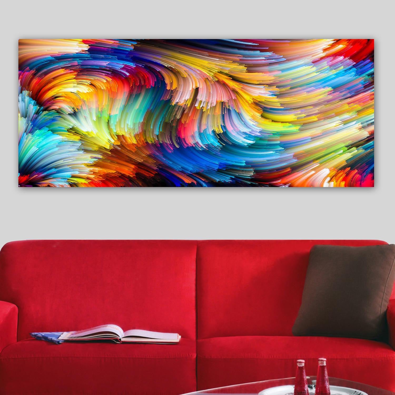 Entdecken Sie das mehrfarbige Leinwandbild YTY262592861_50120 von Wallity. Verleihen Sie Ihrem Raum mit diesem Kunstwerk Eleganz und Stil.