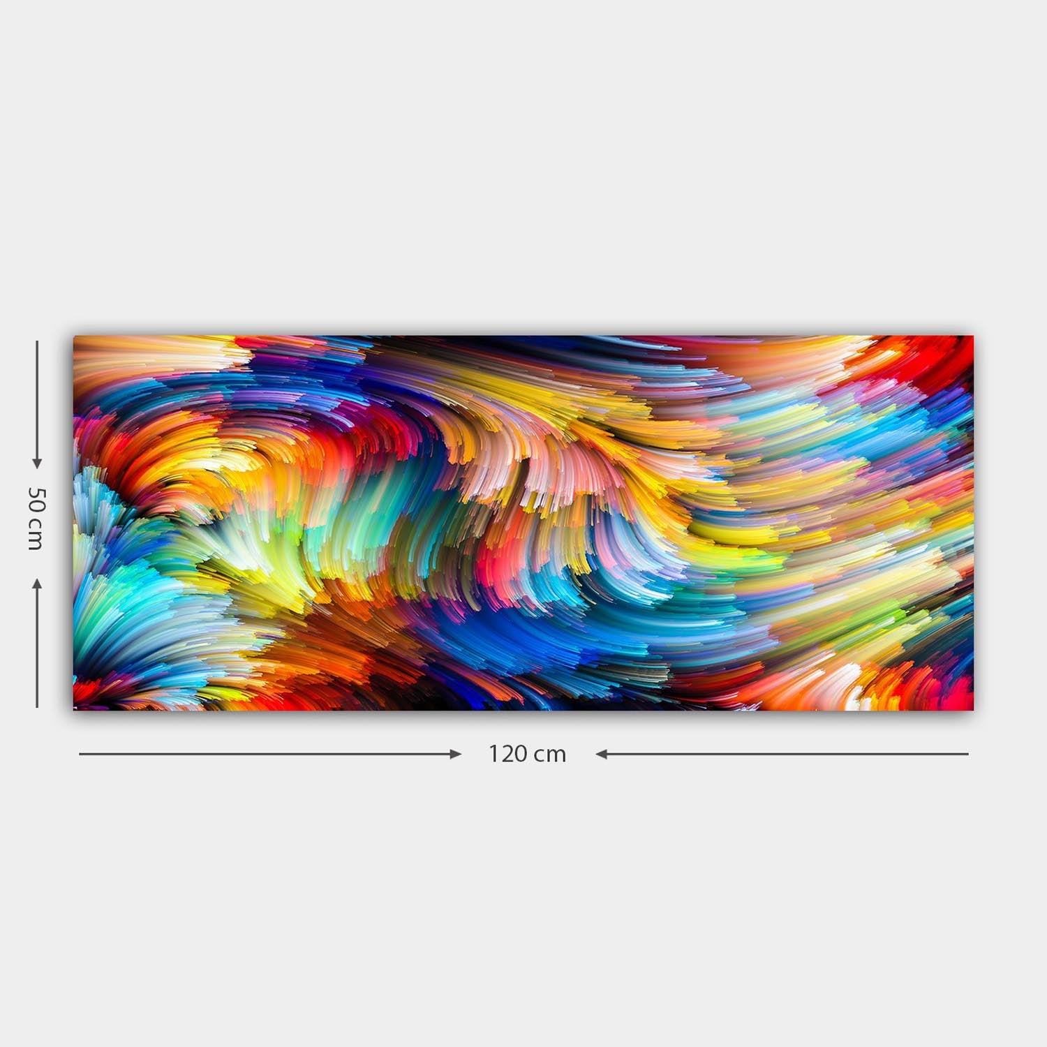 Verleihen Sie Ihrem Raum mit dem mehrfarbigen Leinwandbild YTY262592861_50120 von Wallity einen Hauch von Kreativität und Eleganz. Ideal für jedes Zuhause!