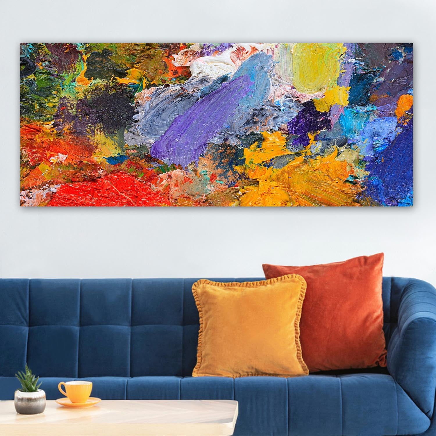 Entdecken Sie das mehrfarbige Leinwandbild YTY269895851_50120 von Wallity. Perfekt für jeden Raum, bringt es Eleganz und Kunst in Ihr Zuhause.