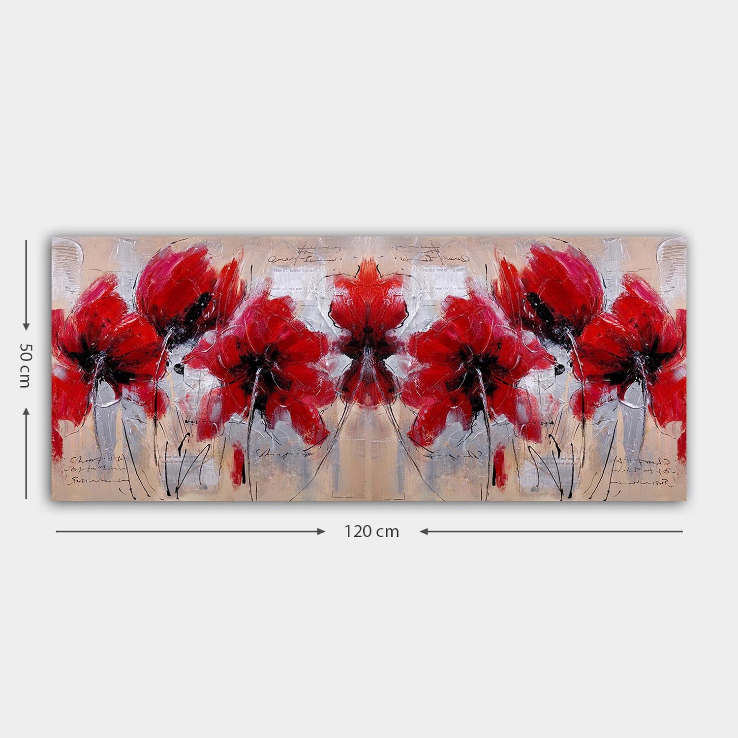 Verleihen Sie Ihrem Raum mit dem mehrfarbigen Leinwandbild YTYDKR1036_50120 von Wallity einen Hauch von Eleganz und Kreativität. Ideal für jeden Wohnstil!