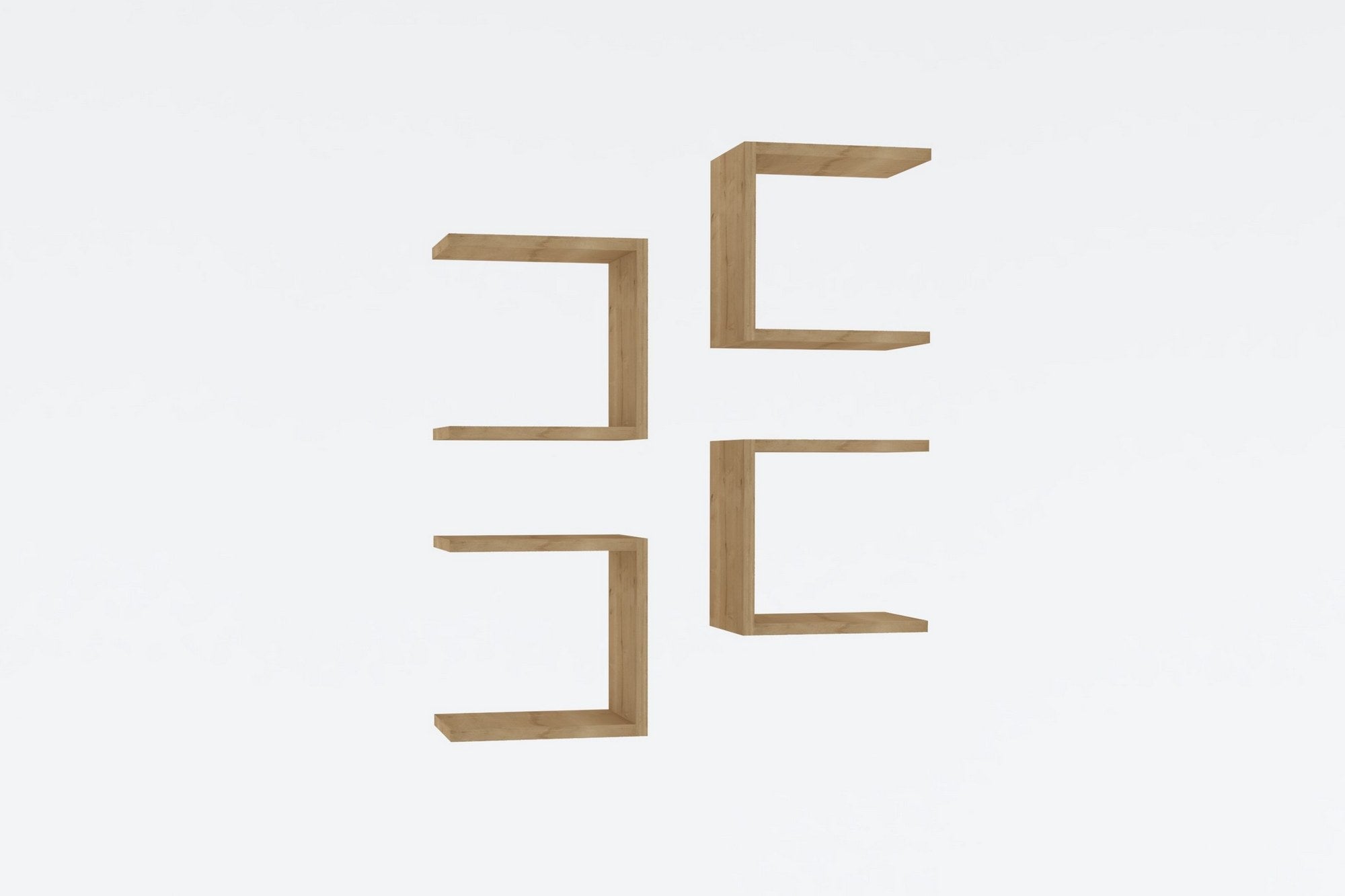 Base Wandregal - Saphir- Eiche