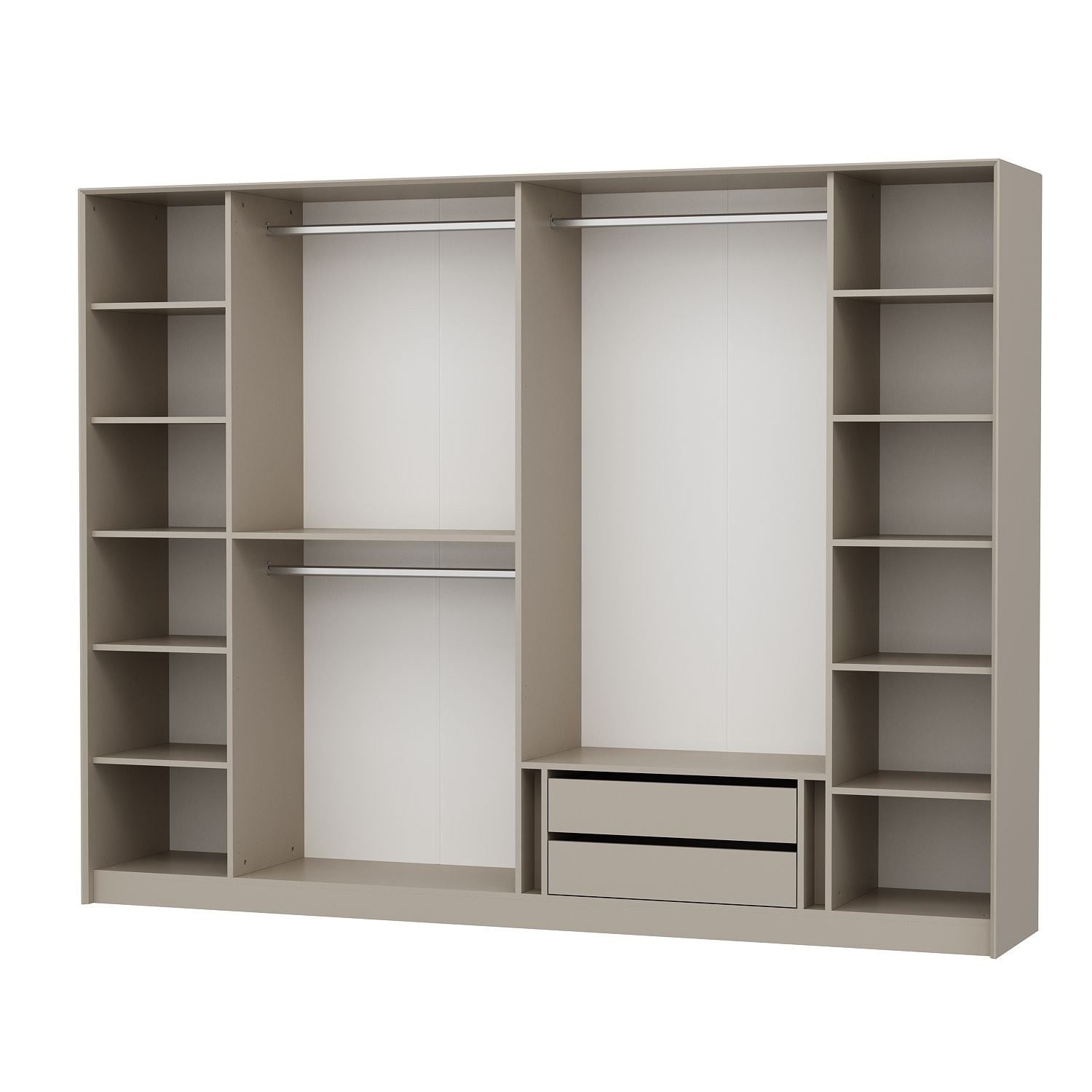 Erleben Sie die Luxe Garderobe von Hanah Home in edlem Weiß und Gold – die perfekte Kombination aus Stil und praktischer Aufbewahrung für Ihr Zuhause.