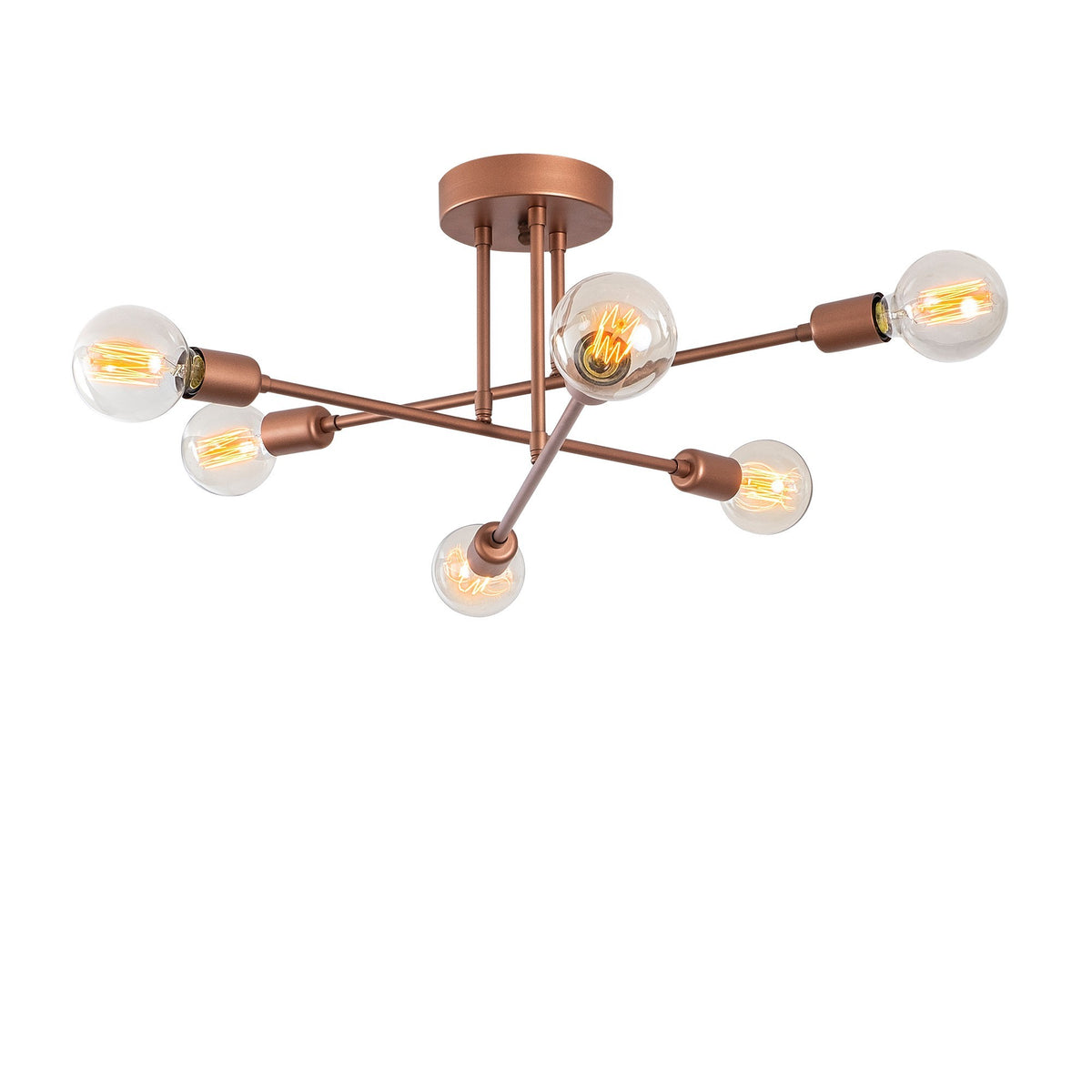 Flower Deckenlampe - Kupfer in Kupfer präsentiert im Onlineshop von KAQTU Design AG. Deckenleuchte ist von Opviq