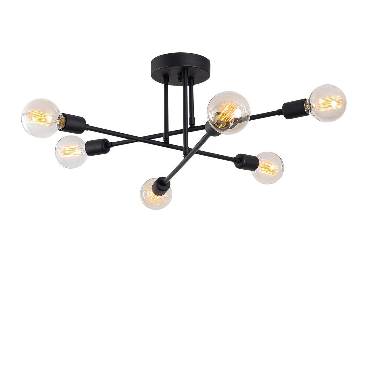 Flower Deckenlampe - Schwarz in Schwarz präsentiert im Onlineshop von KAQTU Design AG. Deckenleuchte ist von Opviq