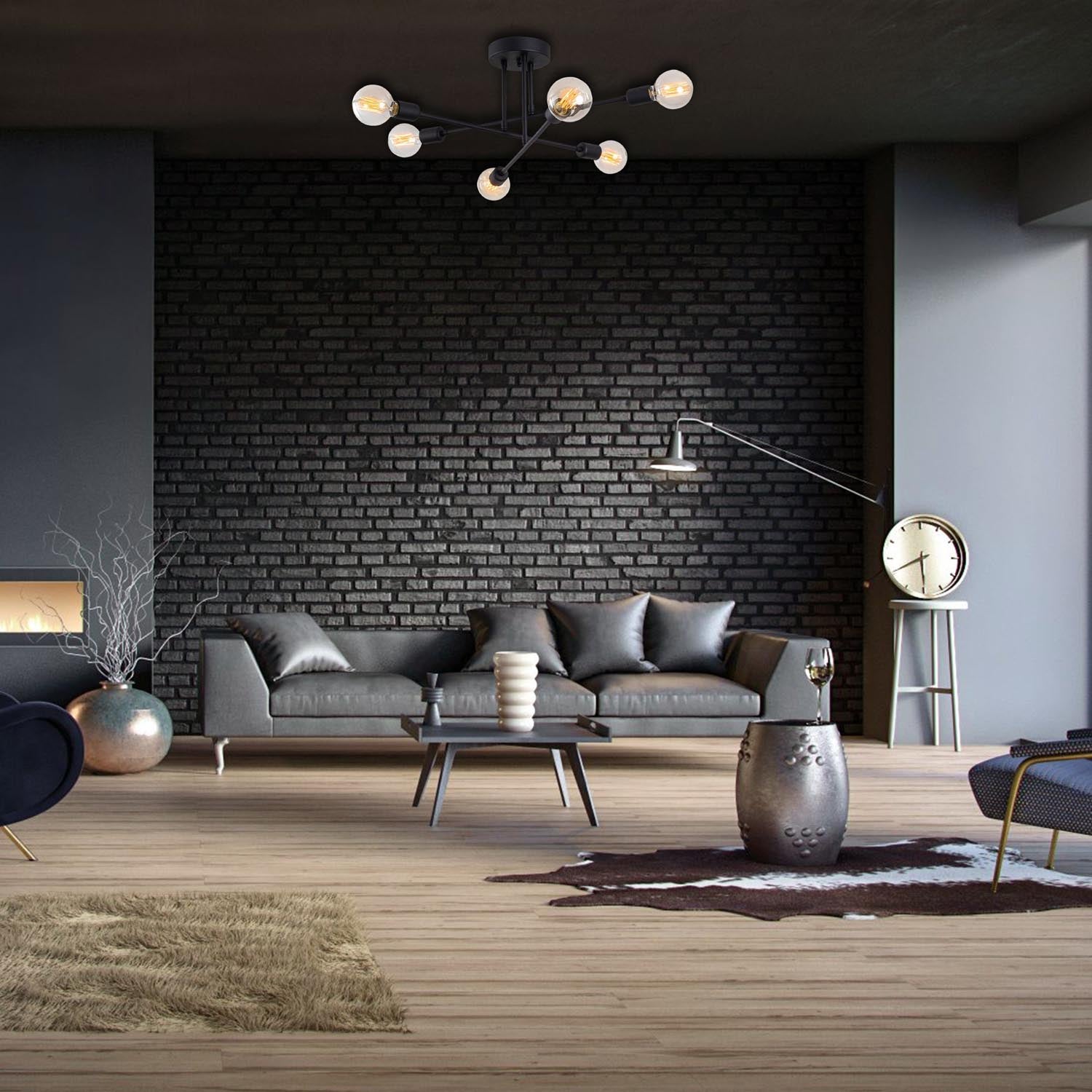 Erleben Sie die Flower Pendelleuchte von Opviq in edlem Schwarz. Ihr raffiniertes Design verleiht jedem Raum einen Hauch von Eleganz und Stil.