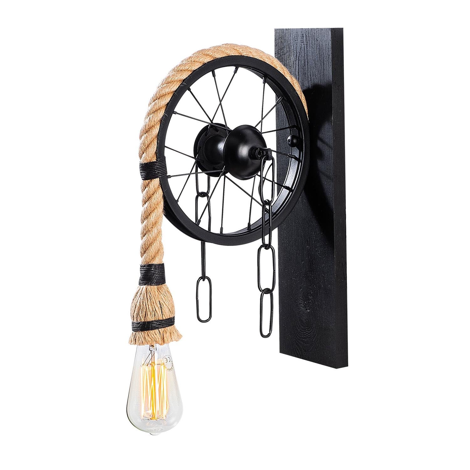 Erebos - 123-A in Schwarz präsentiert im Onlineshop von KAQTU Design AG. Wandleuchte ist von Opviq