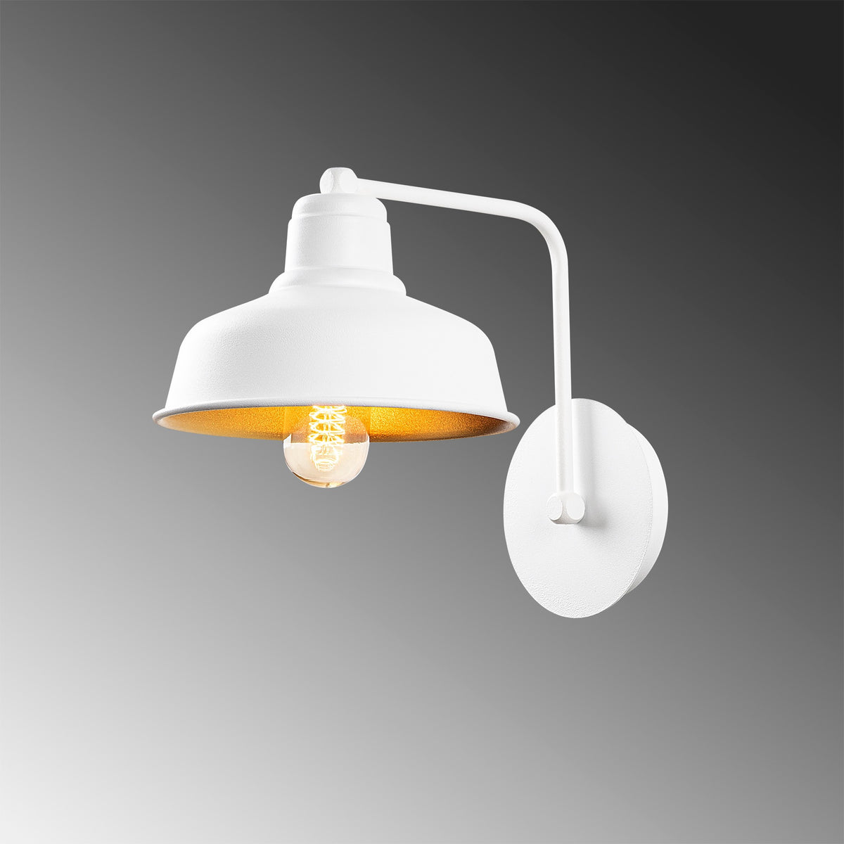 Berceste Wandleuchte - Weiss in Weiss präsentiert im Onlineshop von KAQTU Design AG. Wandleuchte ist von Opviq