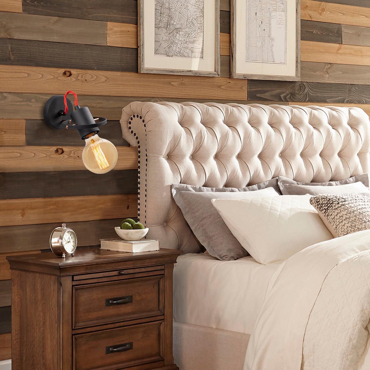 Entdecken Sie die Vaveyla Wandleuchte in Schwarz von Opviq – eine stilvolle Beleuchtung für jeden Raum, die Eleganz und Gemütlichkeit vereint.