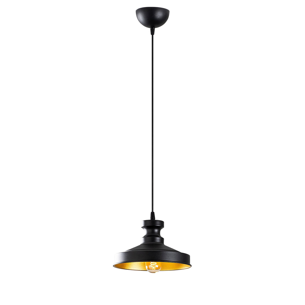 Berceste Pendellampe - Schwarz in Schwarz präsentiert im Onlineshop von KAQTU Design AG. Pendelleuchte ist von Opviq
