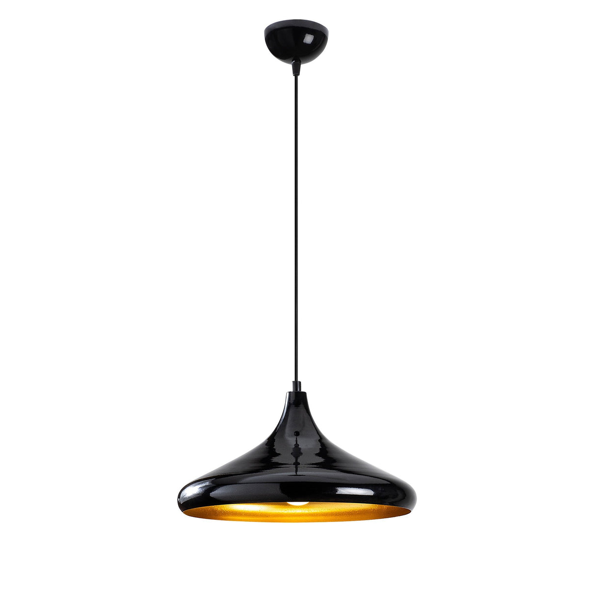 Berceste Pendellampe - Schwarz in Schwarz präsentiert im Onlineshop von KAQTU Design AG. Pendelleuchte ist von Opviq