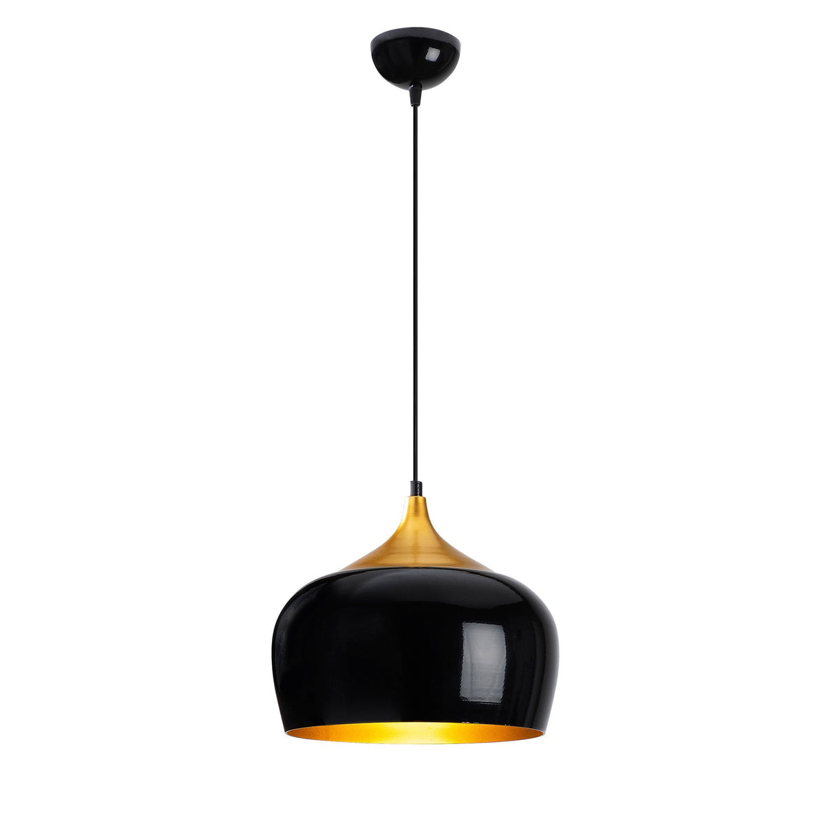 Berceste Pendellampe - Schwarz in Schwarz präsentiert im Onlineshop von KAQTU Design AG. Pendelleuchte ist von Opviq
