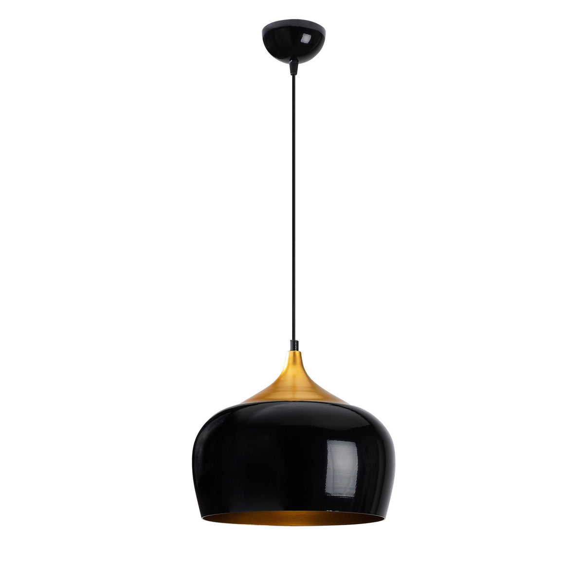 Berceste Pendellampe - Schwarz in Schwarz präsentiert im Onlineshop von KAQTU Design AG. Pendelleuchte ist von Opviq