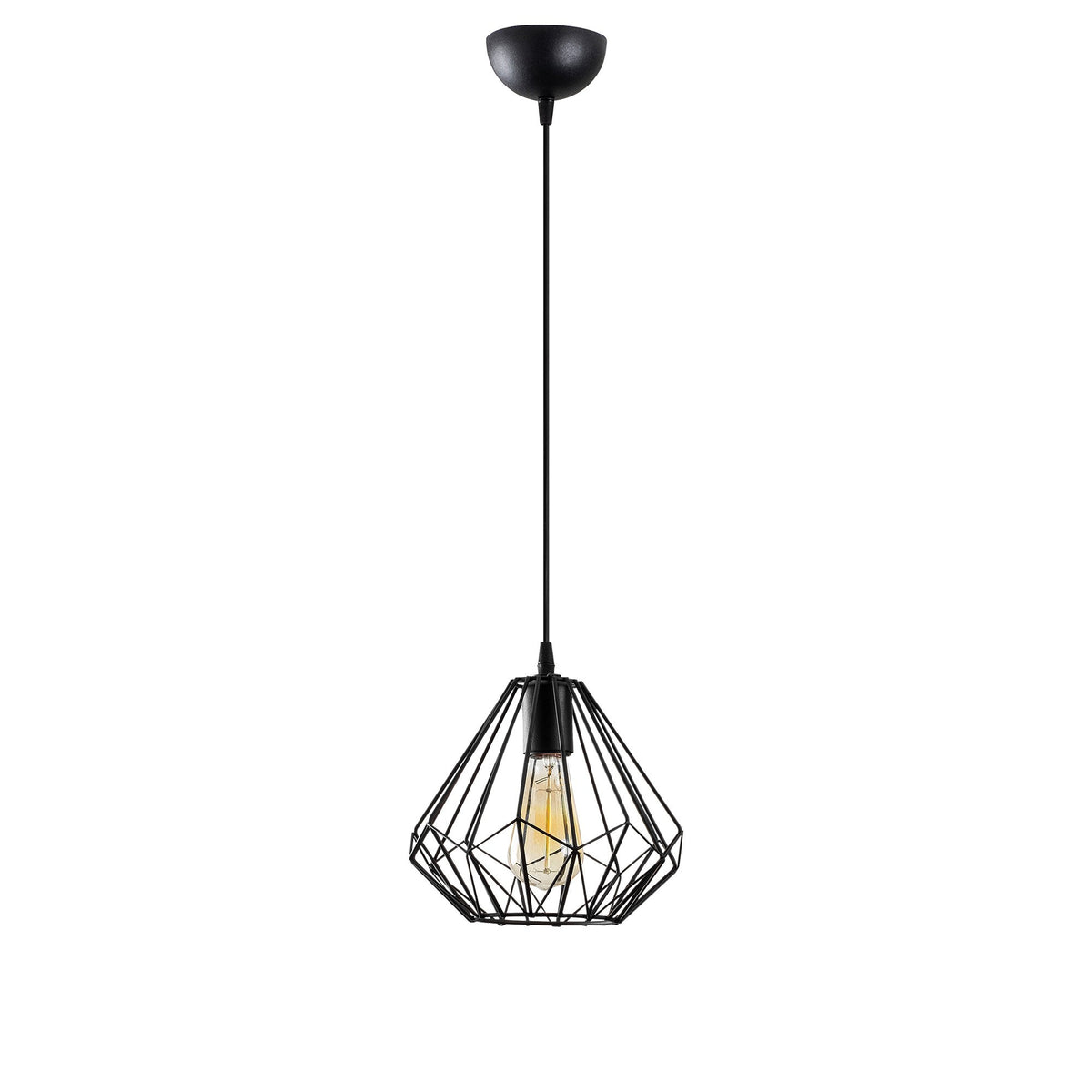 Diamond Pendellampe - Schwarz in Schwarz präsentiert im Onlineshop von KAQTU Design AG. Pendelleuchte ist von Opviq
