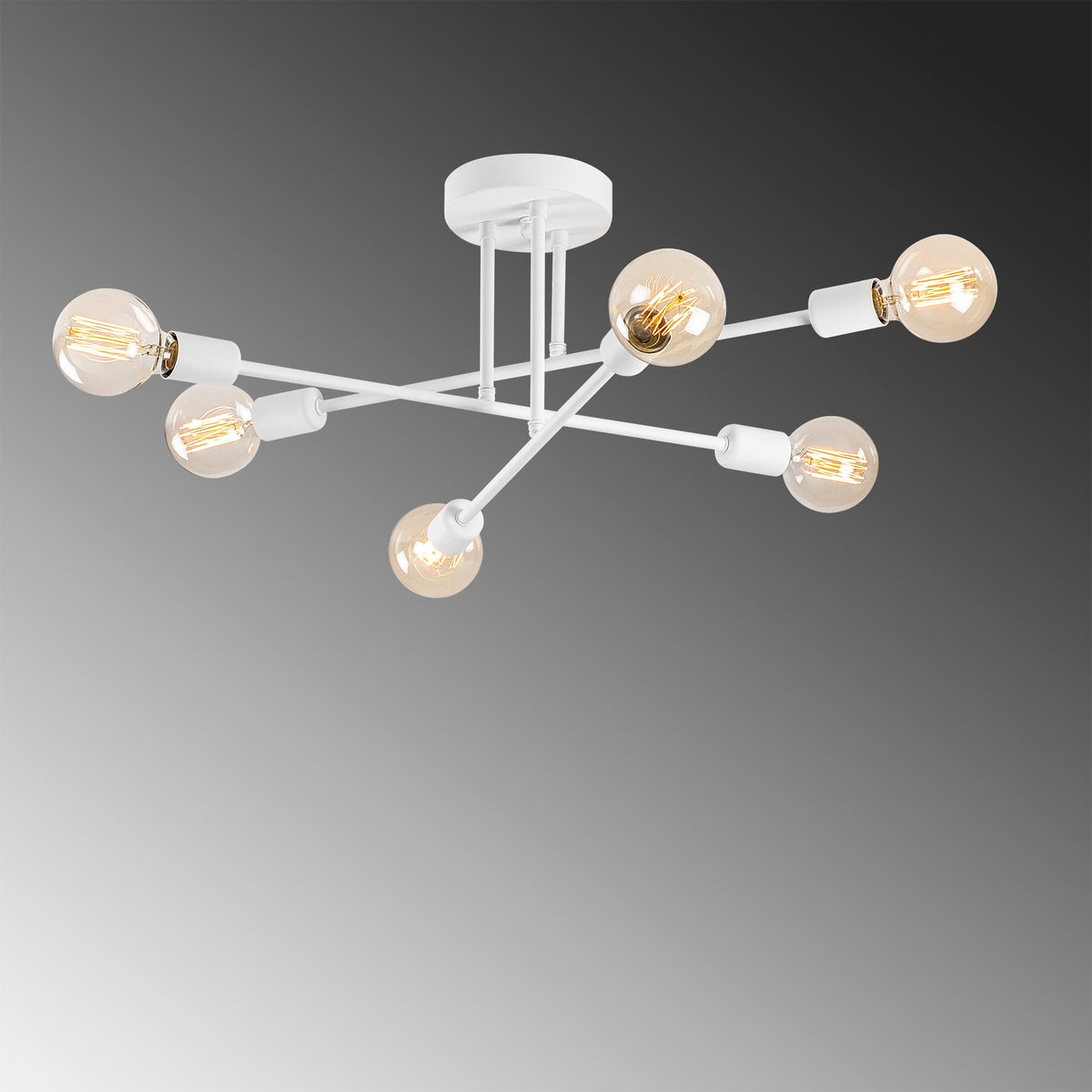 Flower Deckenlampe - Weiss in Weiss präsentiert im Onlineshop von KAQTU Design AG. Deckenleuchte ist von Opviq