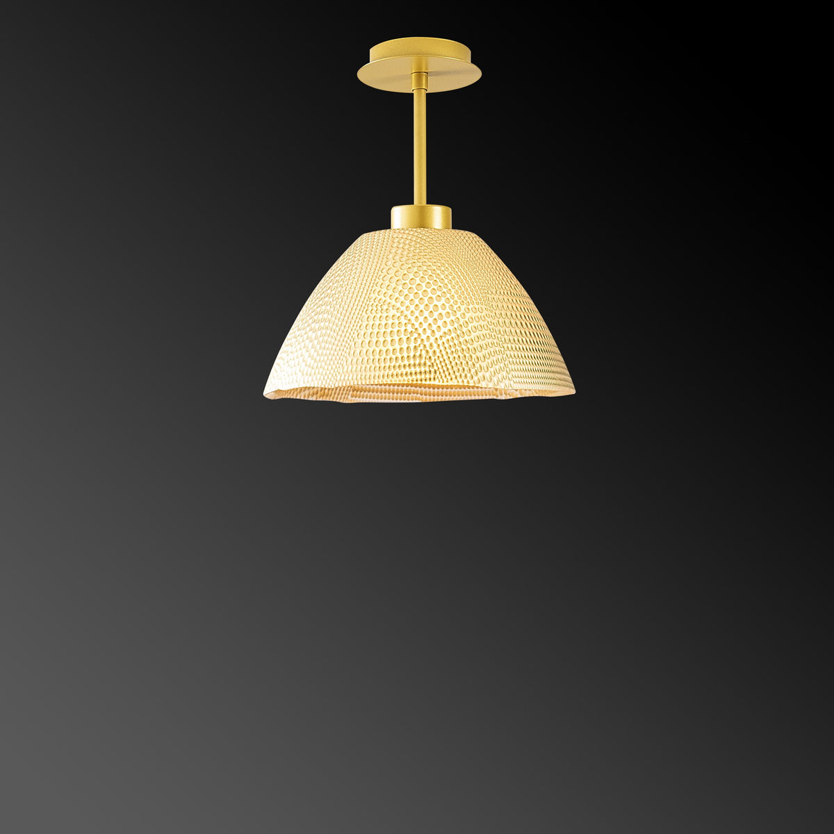 Bornova Deckenlampe - Gold in Gold präsentiert im Onlineshop von KAQTU Design AG. Deckenleuchte ist von Opviq