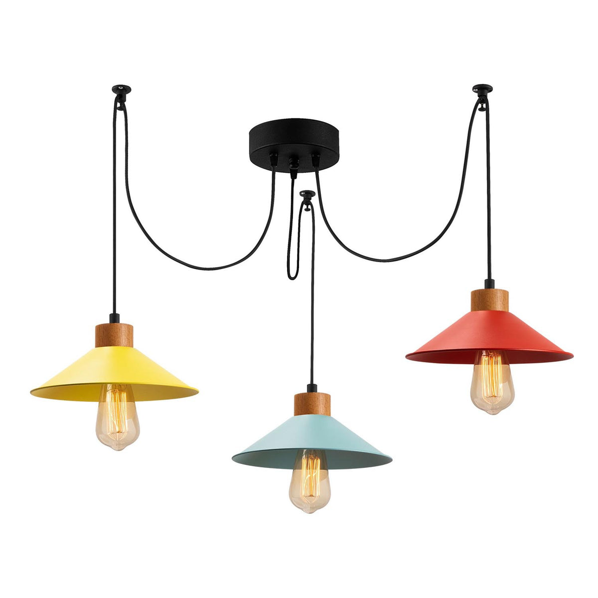Manavgat Pendellampe - Mehrfarbig in Mehrfarbig präsentiert im Onlineshop von KAQTU Design AG. Pendelleuchte ist von Opviq