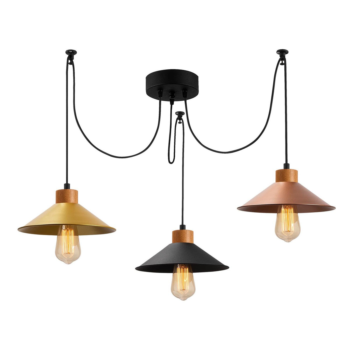 Manavgat Pendellampe - Mehrfarbig in Mehrfarbig präsentiert im Onlineshop von KAQTU Design AG. Pendelleuchte ist von Opviq