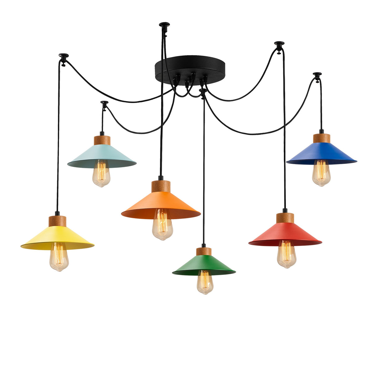 Manavgat Pendellampe - Mehrfarbig in Mehrfarbig präsentiert im Onlineshop von KAQTU Design AG. Pendelleuchte ist von Opviq