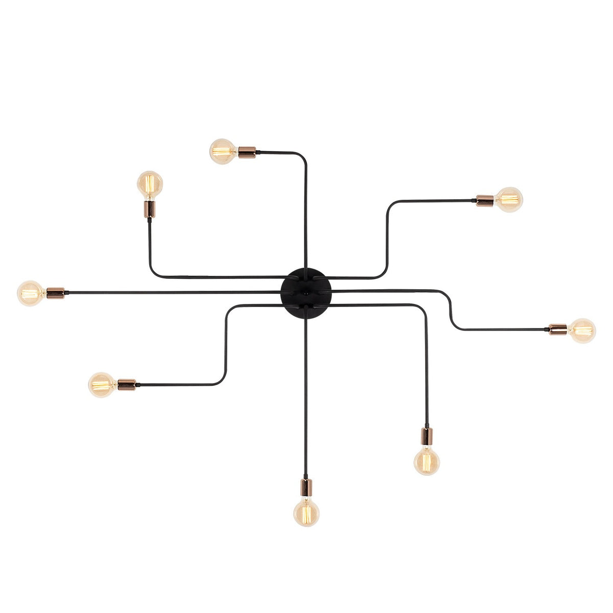 Truva Deckenlampe - Schwarz in Schwarz präsentiert im Onlineshop von KAQTU Design AG. Deckenleuchte ist von Opviq
