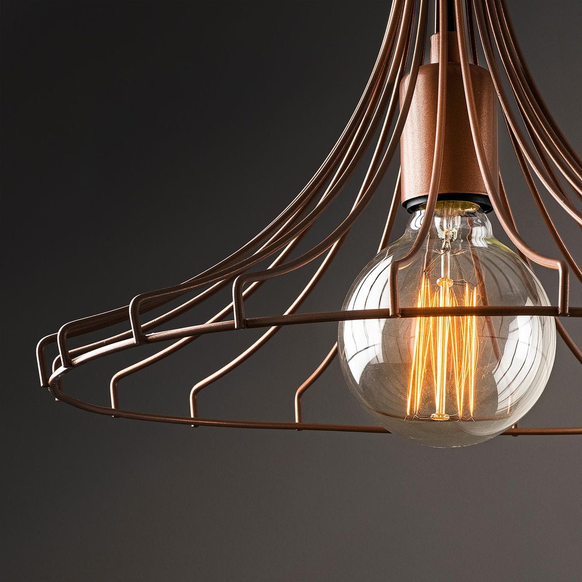 Mezopotamya Pendellampe - Kupfer in Kupfer präsentiert im Onlineshop von KAQTU Design AG. Pendelleuchte ist von Opviq