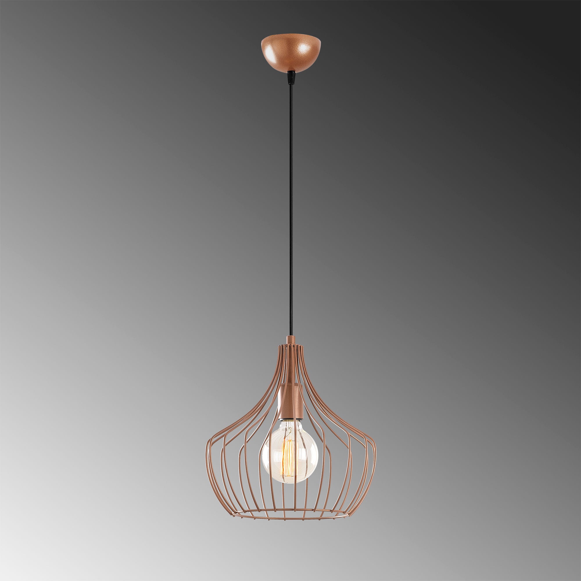 Mezopotamya Pendellampe - Kupfer in Kupfer präsentiert im Onlineshop von KAQTU Design AG. Pendelleuchte ist von Opviq